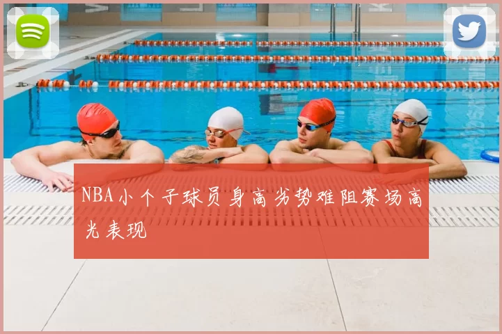 NBA小个子球员身高劣势难阻赛场高光表现
